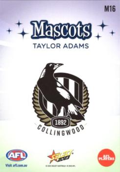 2023 Select AFL Footy Stars - Mascots #M16 Taylor Adams Back